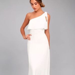 Lulus white maxi